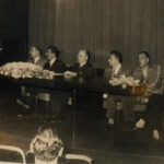Severino presidindo a mesa da Associação Brasileira de Planejamento - 1948