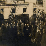 Exilados no Navio Pedro I 1932, Severino à direita extrema da foto