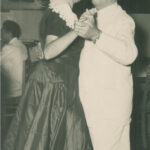 Severino e Ilka dançando no baile da vitória em Fortaleza, CE - 1955